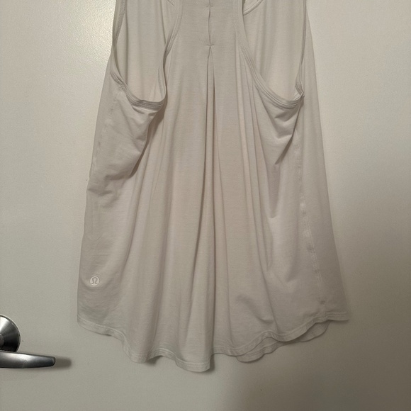 Lululemon Love Tank *Pleated in White - Picture 8 of 9